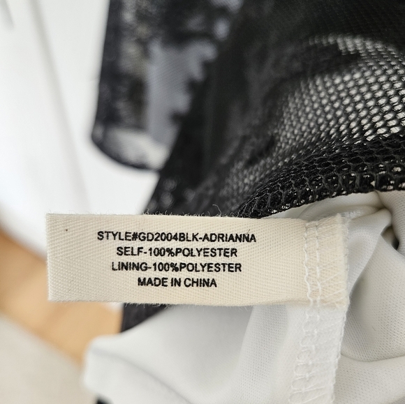 Miss Behave Girls' Adrianna Embroidered Mesh Dress NWT - Picture 8 of 10